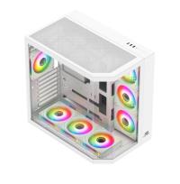 POWERBOOST PBA4375W-750W 80+ BRONZE 7*12cm ARGB Fanlı USB 3.0 Seaview Gaming Beyaz Kasa - 2